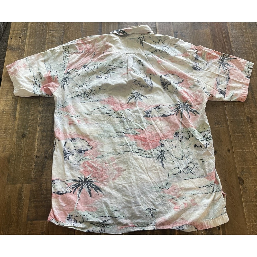 Iron & Resin Shirt Mens XL Hawaiian Tropical Button Down Beach Casual - Picture 3 of 8